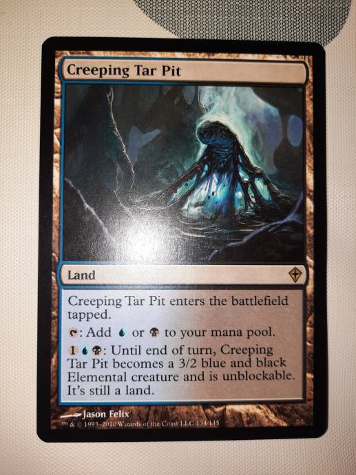 Creeping Tar Pit Magic TCG karta