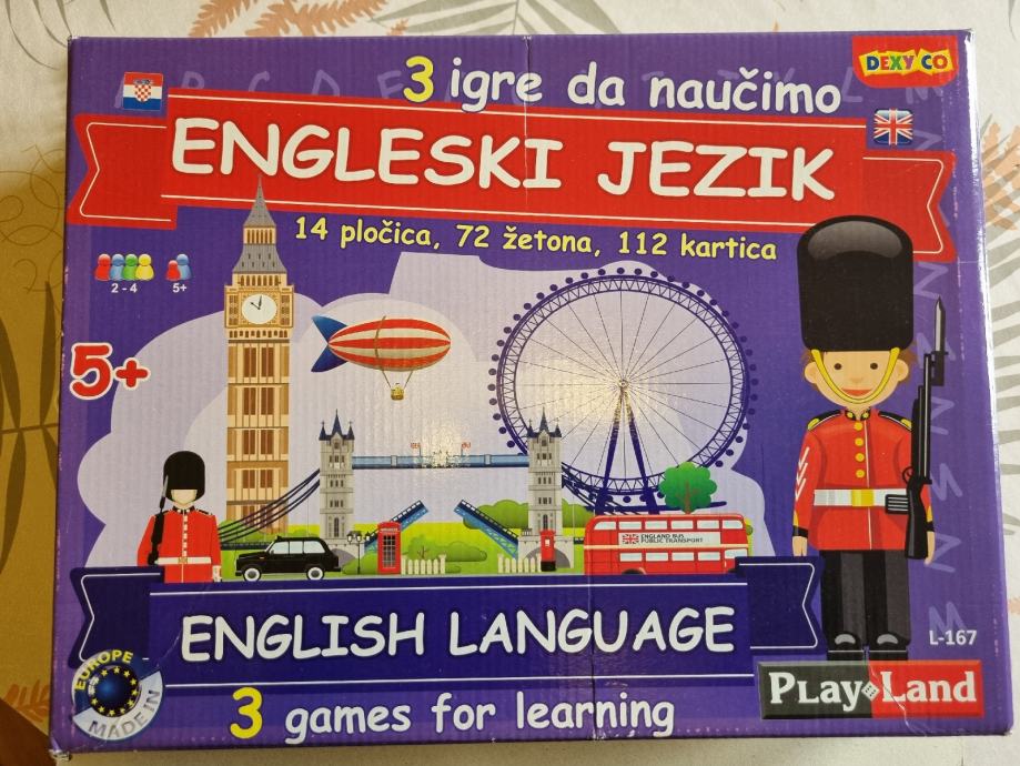 Društvena edukativna igra Engleski jezik Play Land