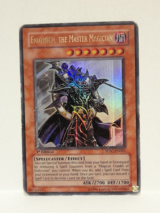 Endymion, The Master Magician Yu-Gi-Oh! karta rijetka POVOLJNO