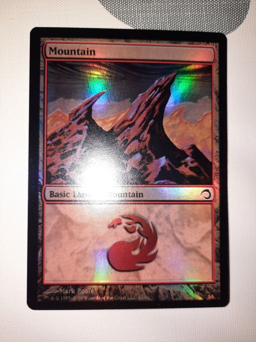 Foil Mountain karta iz Sliver deka