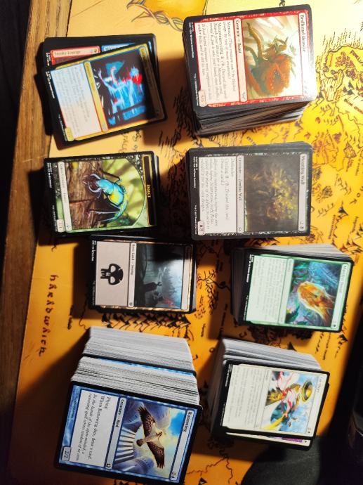 magic the gathering bulk 700+ common karata.