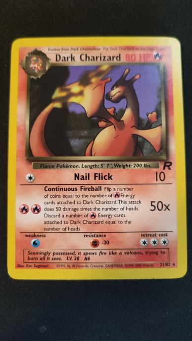 Pokemon karta Charizard