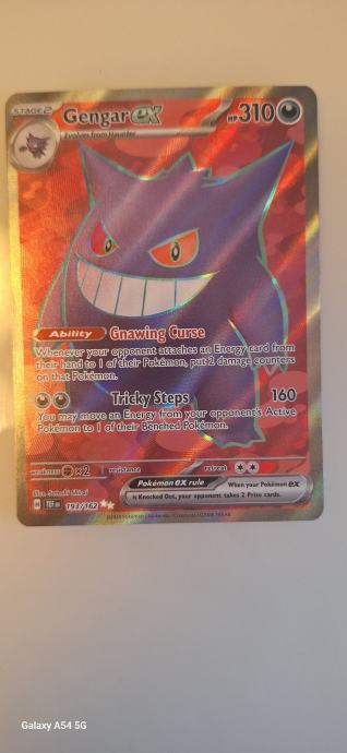 Pokemon karte Gengar EX