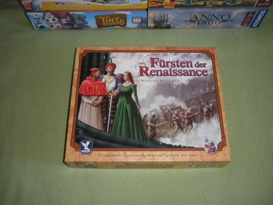 PRINCES OF THE RENAISSANCE - društvena igra / board game do 6 igrača