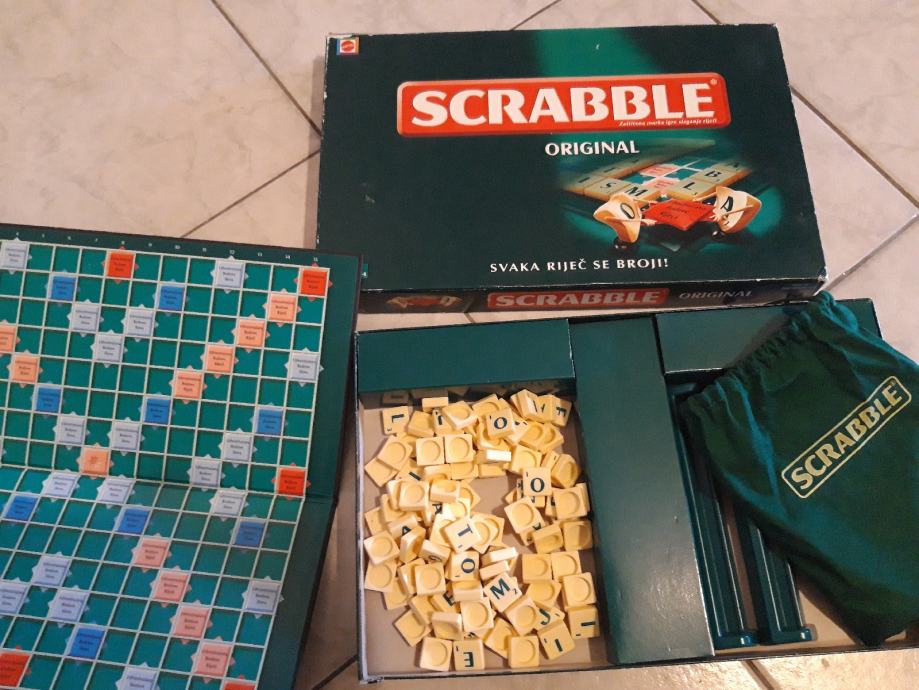 Scrabble Drustvena Igra sa slovima Djecja Igracka Edukativna