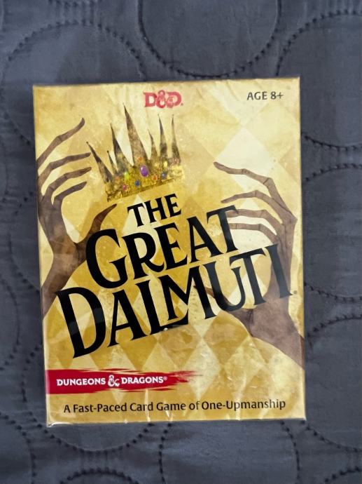 THE GREAT DALMUTI - DUNGEONS & DRAGONS DECK / NOVO, ZAPAKIRANO