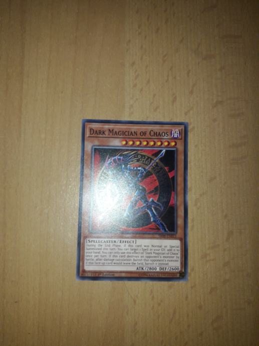 Yu gi oh card: Dark Magician of Chaos