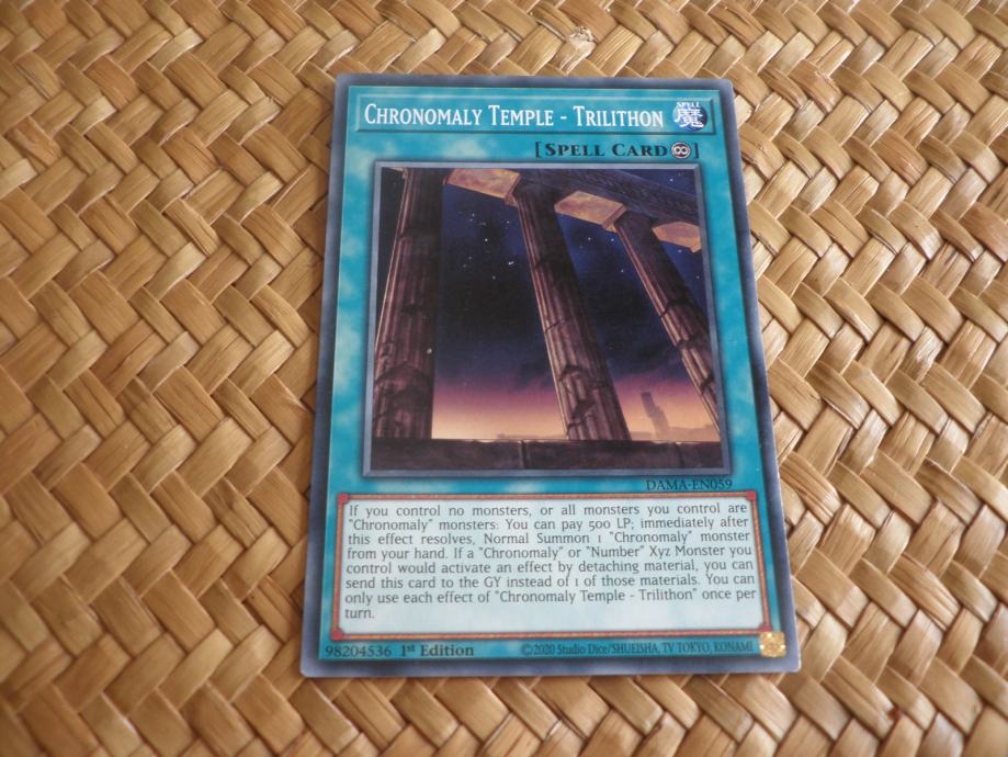 Yu-Gi-Oh : CHRONOMALY TEMPLE - TRILITHON