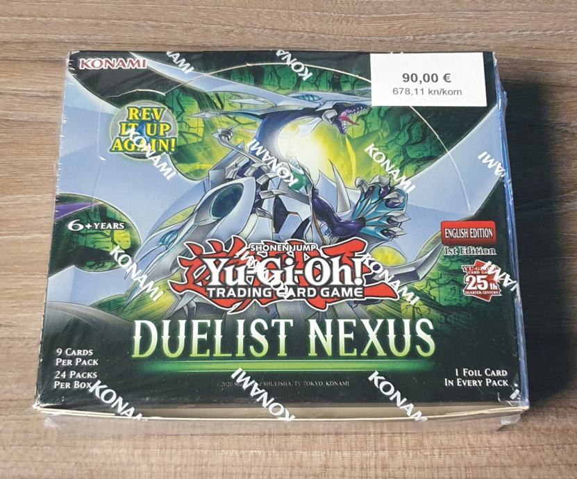 Yu Gi Oh Duelist Nexus Booster Box Novo U Trgovini Ra Un R