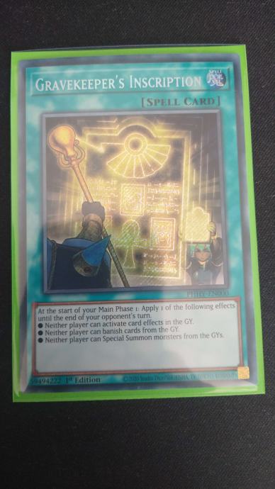 Yu-Gi-Oh Gravekeeper's Inscription - Photon Hypernova (PHHY)