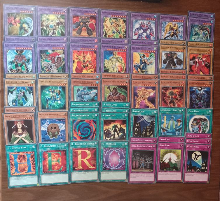 Yugioh Hero deck