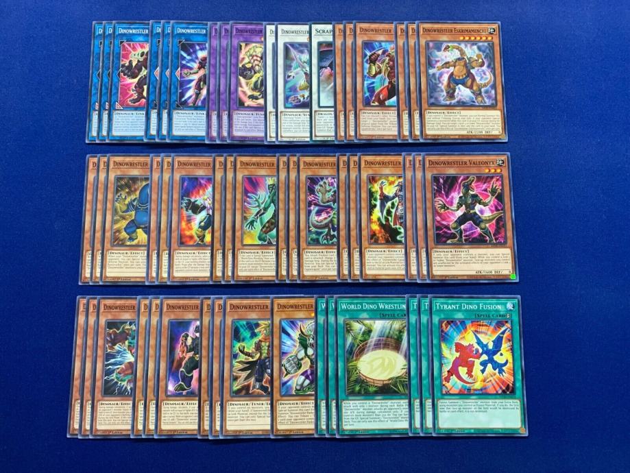 Yugioh karte Dinowrestler Deck