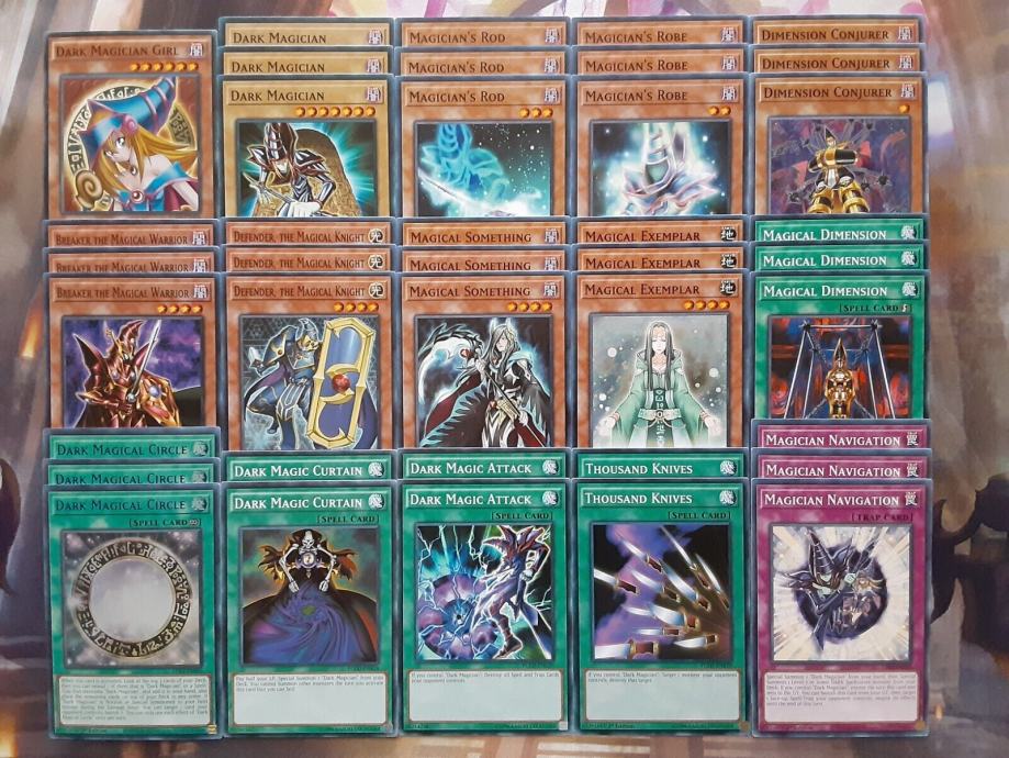 Yugioh karte Yugi - Dark Magician Girl deck