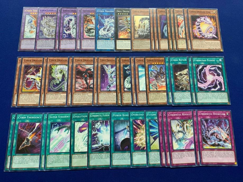 Yugioh karte Zane-Cyber Dragon deck