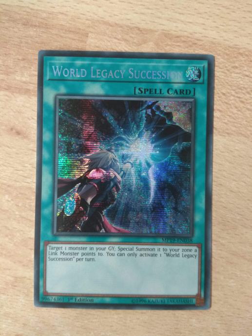 YUGIOH Prodajem Yu-Gi-Oh World Legacy Succession