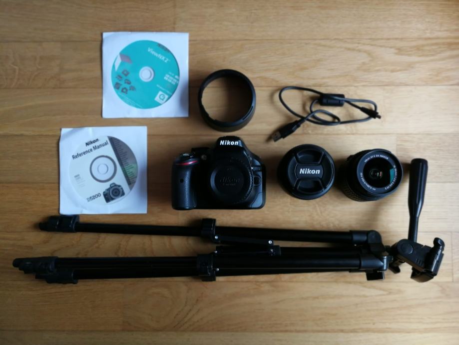高級感 Nikon D5200 18-55VR レンズキット (不具合あり) - カメラ