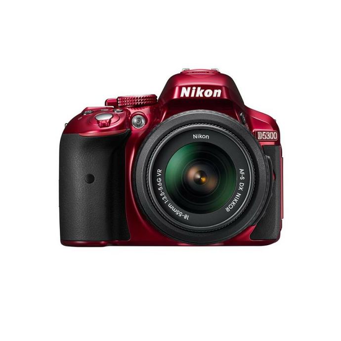 Nikon D5300 KIT WITH AF 18-55VR II Red DSLR VBA371K003 18-55 VR