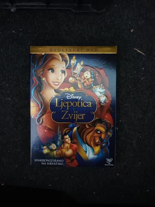 2dvd box Ljepotica i zvijer,sinkronizacija na hrvatskom,kao novo