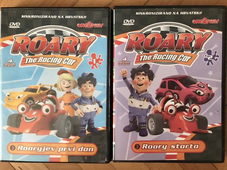 5x DVD-a Roary The Racing Car | 16 epizoda