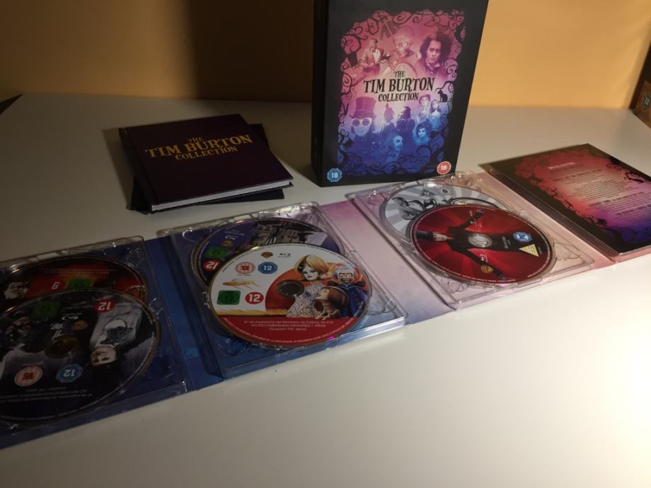 BLU-RAY Tim Burton COLLECTION komplet filmova bluray