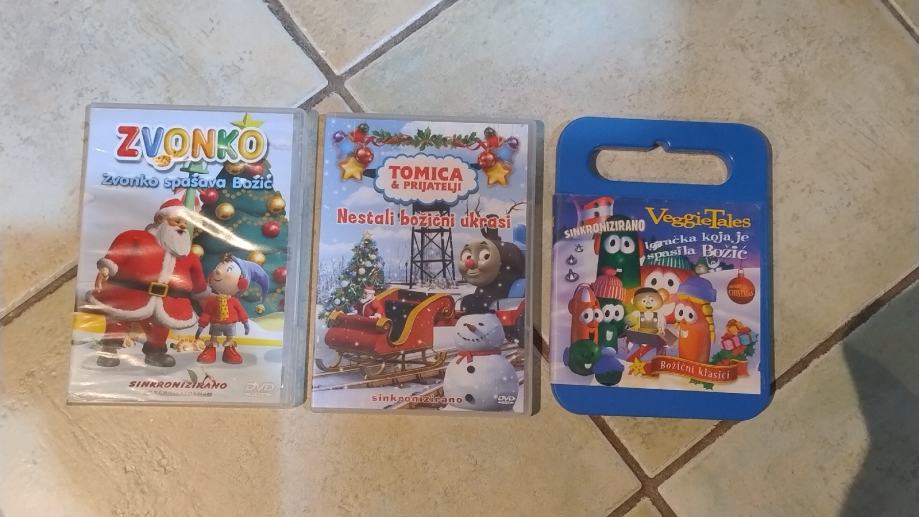 Božićni lot od 3 DVD crtića