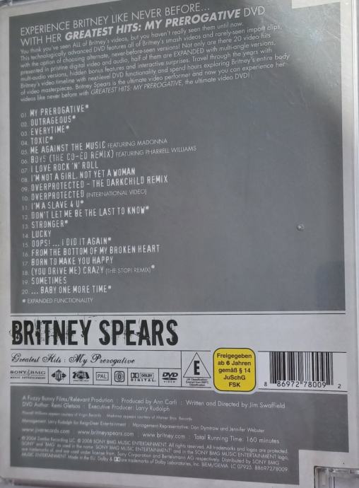 Britney Spears Greatest Hits My Prerogative