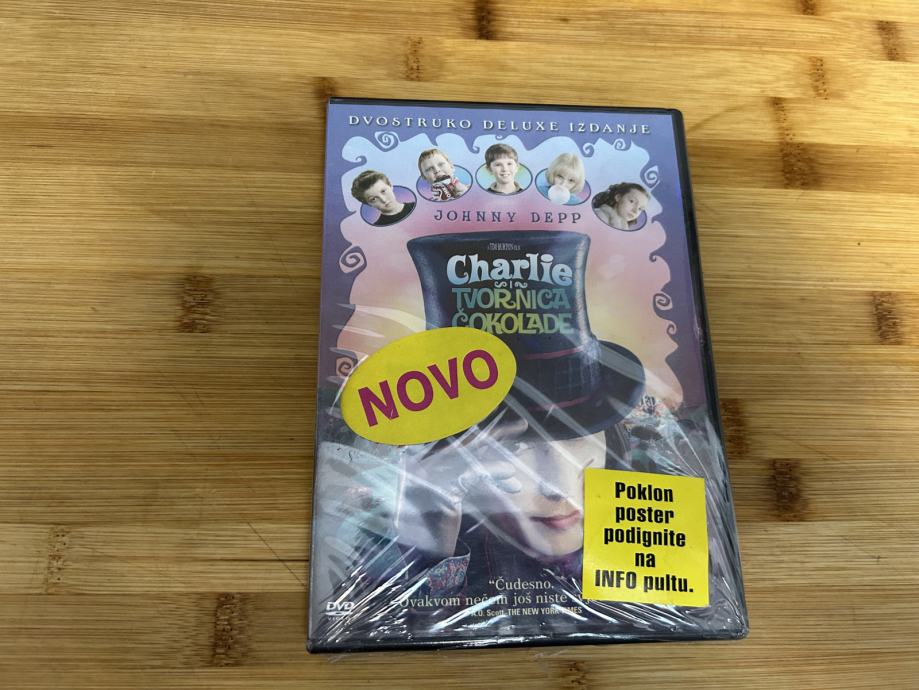 CHARLIE I TVORNICA ČOKOLADE-dvostruko DVD izdanje (NOVO)