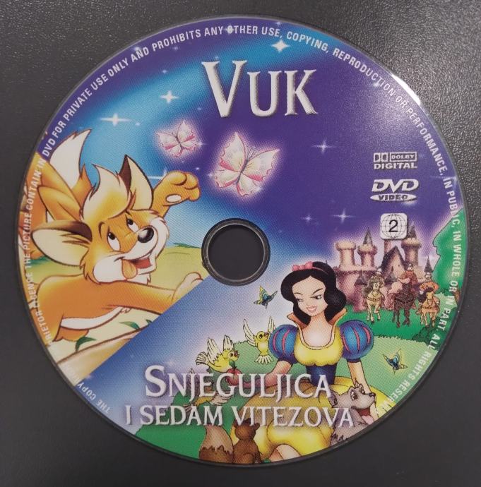 Crtani sinkronizirani film - Vuk, Snjeguljica i 7 vitezova