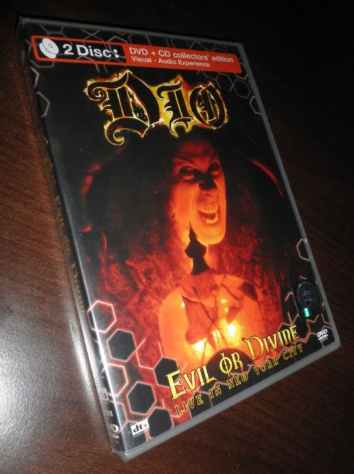 Dio ‎– Evil Or Divine: Live In New York City dvd+cd - novo !!!