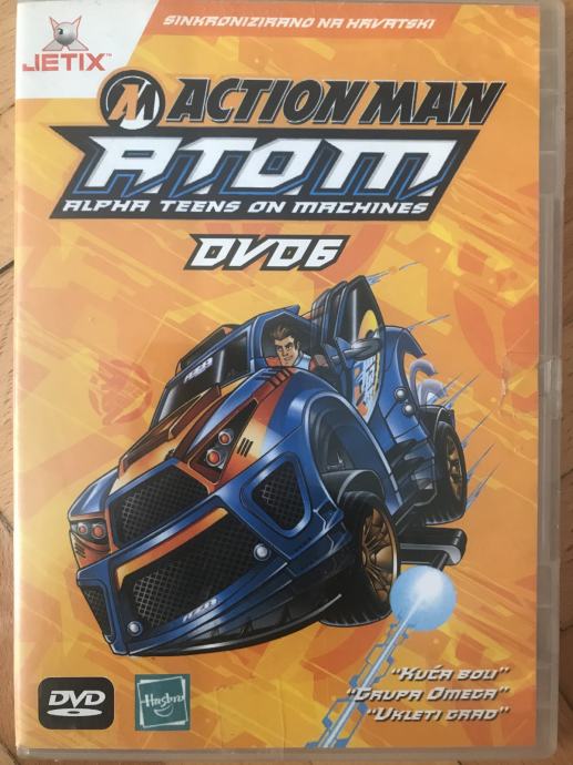 DVD Action Man ATOM (Alpha Teens On Machine) | 3x epizode | DVD 6