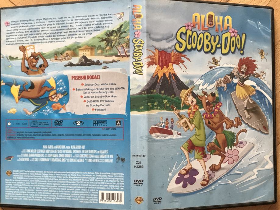 Warner Bros DVD Aloha, Scooby-Doo! (dugometražni iz 2005.)+spec.dodaci