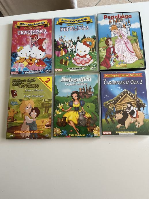 Dvd animirani filmovi, 1 € po komadu