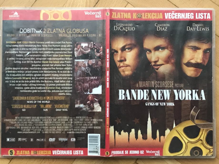 DVD Bande New Yorka = Gangs of New York /Leonardo DiCaprio CameronDiaz