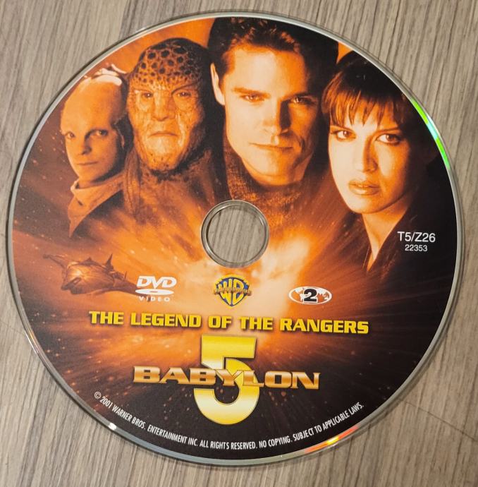 DVD FILM // BABYLON 5 : THE LEGEND OF THE RANGERS