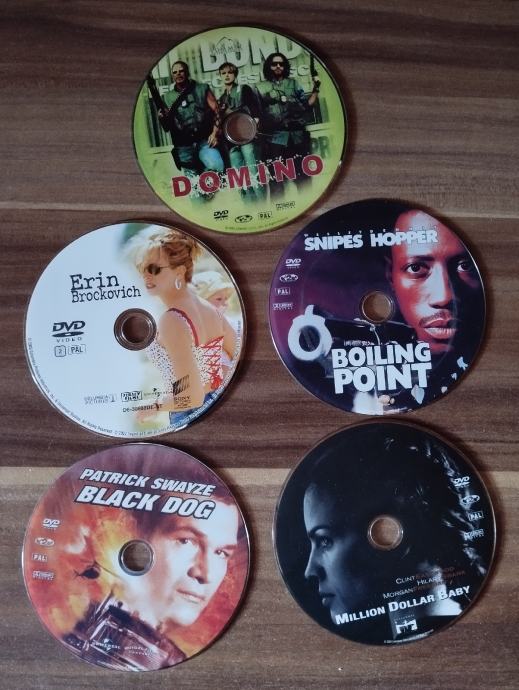 DVD filmovi bez omota,original za 0.70 eura komad