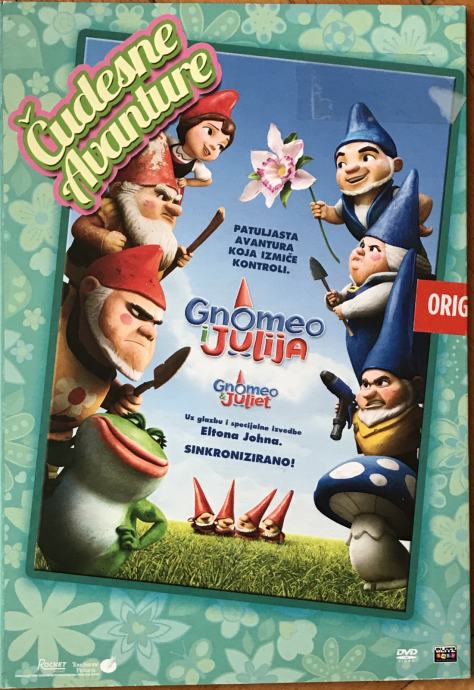 DVD Gnomeo i Julija = Gnomeo & Juliet (2011.) + specijalni dodaci