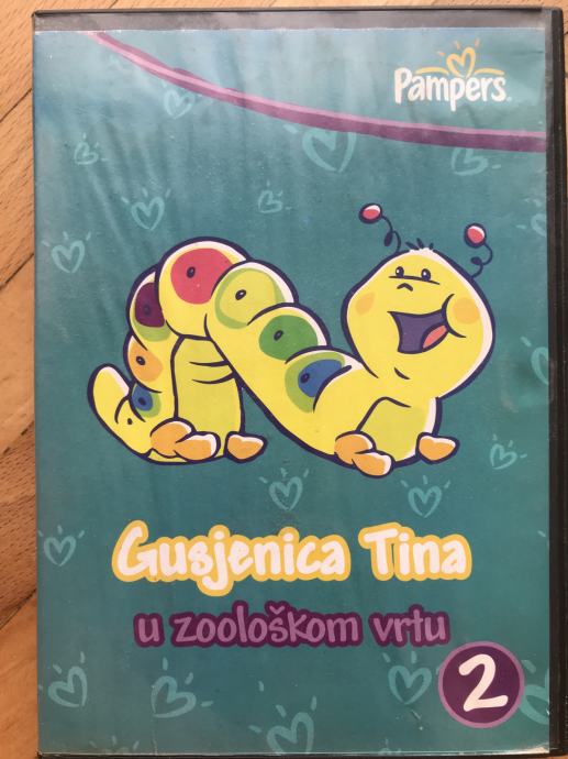 2x DVD-a Gusjenica Tina | u zoološkom vrtu +u planinama | iz 2008./09.