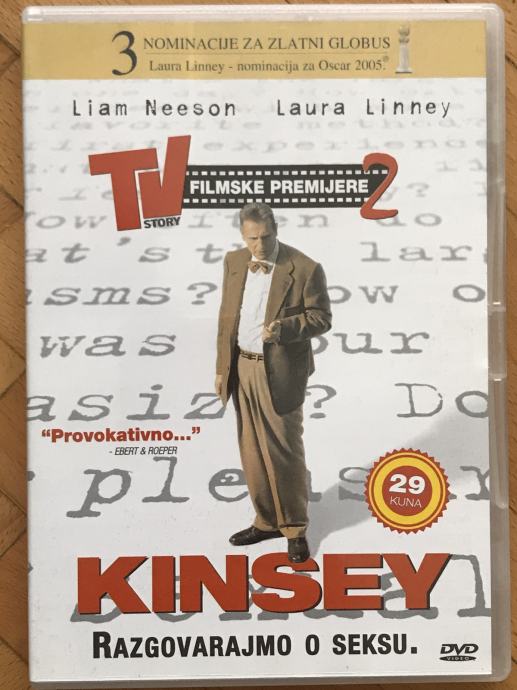 DVD Kinsey +BonusDodaci(2004)Liam Neeson |priča o seksološkom velikanu