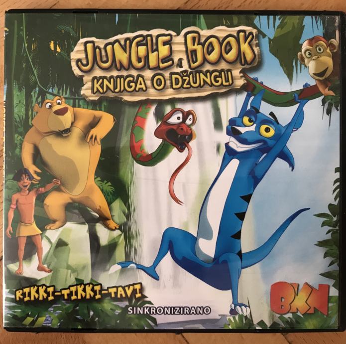 DVD Knjiga o d ungli Jungle Book rikki tikki tavi 2011