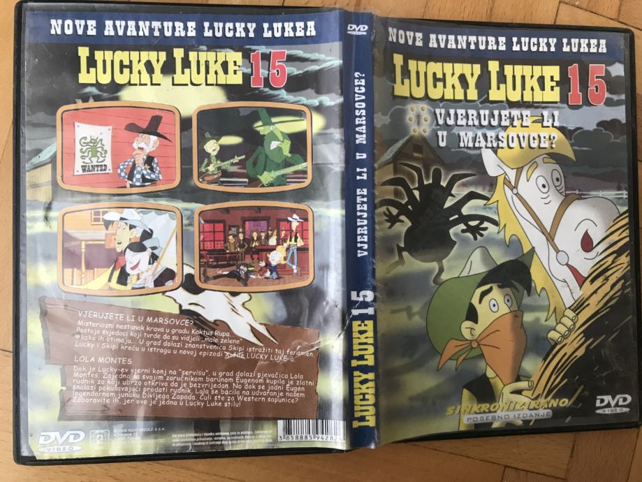 DVD Lucky Luke 15 / 2 epizode: Vjerujete li u marsovce? + Lola Montes