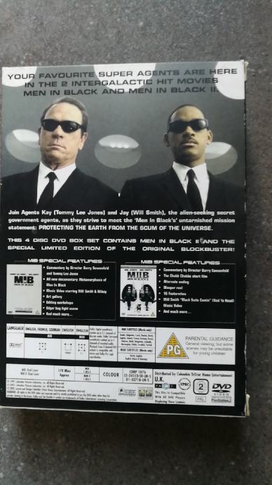 DVD - MEN in black 1 & 2 (Box Set)