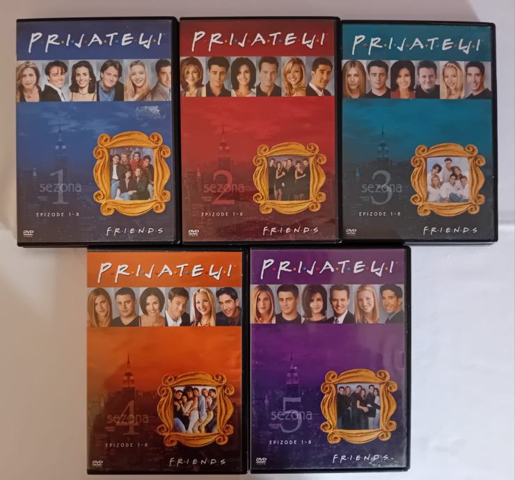 DVD Prijatelji (prvih 5 sezona)