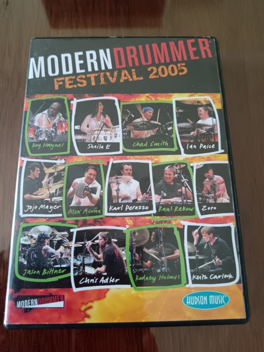 Glazbeni trostruki dvd paket Modern drummer weekend festival 2005.g