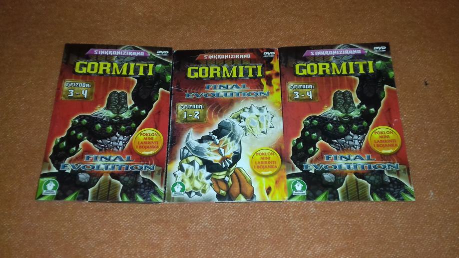 Gormiti: Final Evolution DVD-ovi, epizode 1-2 i 3-4 - 2011. godina