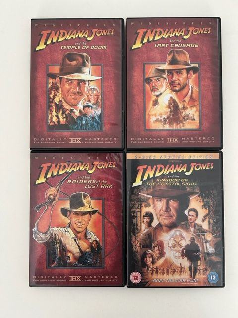 INDIANA JONES NA DVD-u 5 KOM 15 €