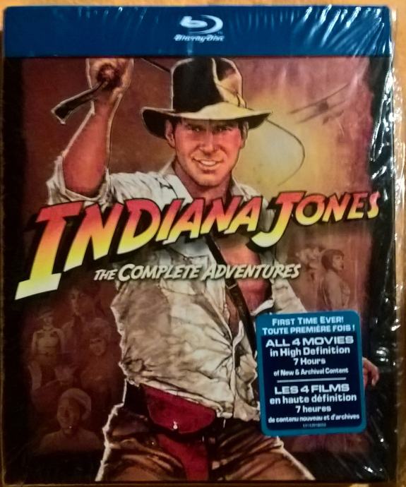 Indiana Jones - The Complete Adventures  blu-ray box set