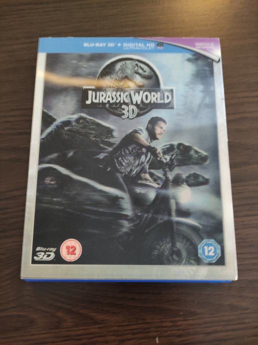 Jurassic World (Blu-ray 3D, 2015) Lenticular Omot