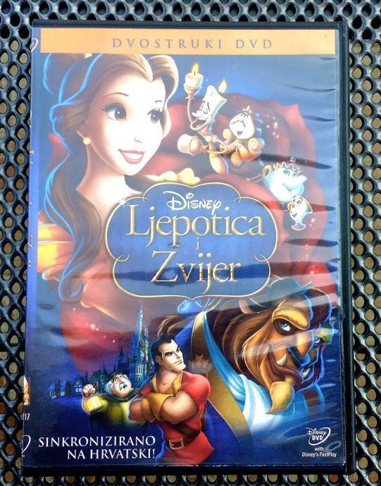 LJEPOTICA I ZVIJER DVOSTRUKO DVD IZDANJE WALT DISNEY