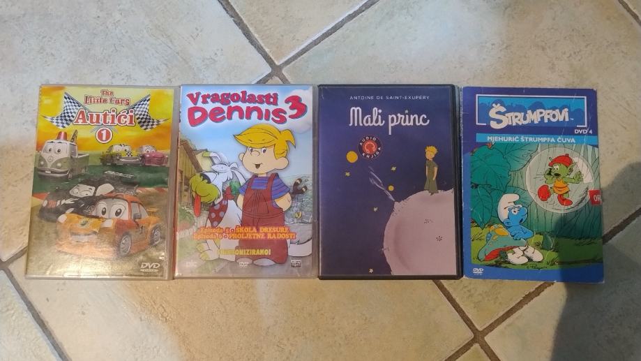 Lot od 4 DVD crtića