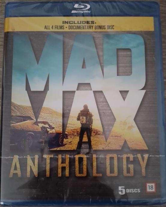 MAD MAX BLU RAY,ANTHOLOGY,